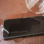 water damage phone screen